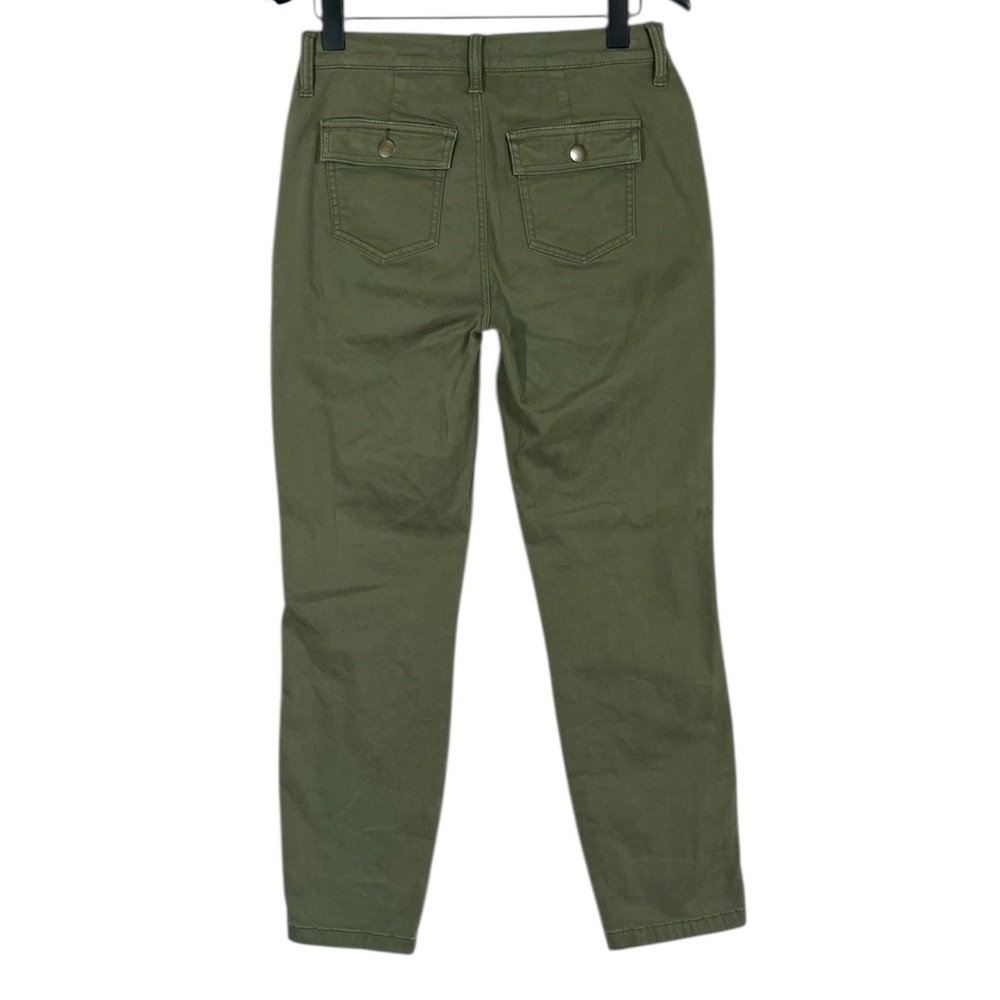 Evereve Payton utility ankle slit pant in Olive green size 26 - Picture 8 of 11